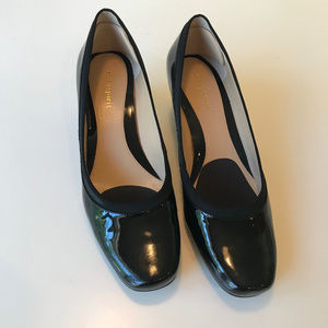 EASY SPIRIT VICKIE BLACK PATENT LEATHER SHOES 8M